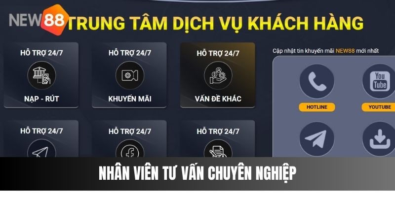 Nhân viên tư vấn chuyên nghiệp